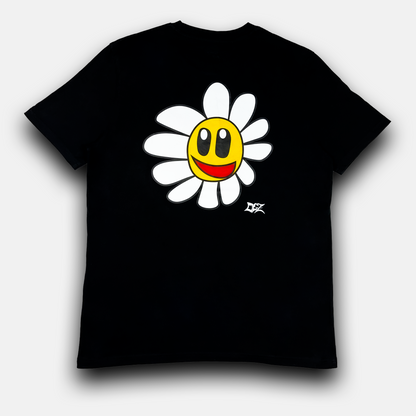 Daniel Flower Tee Black