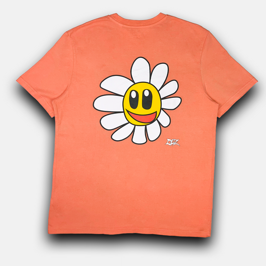 Daniel Flower Tee Orange pastelo