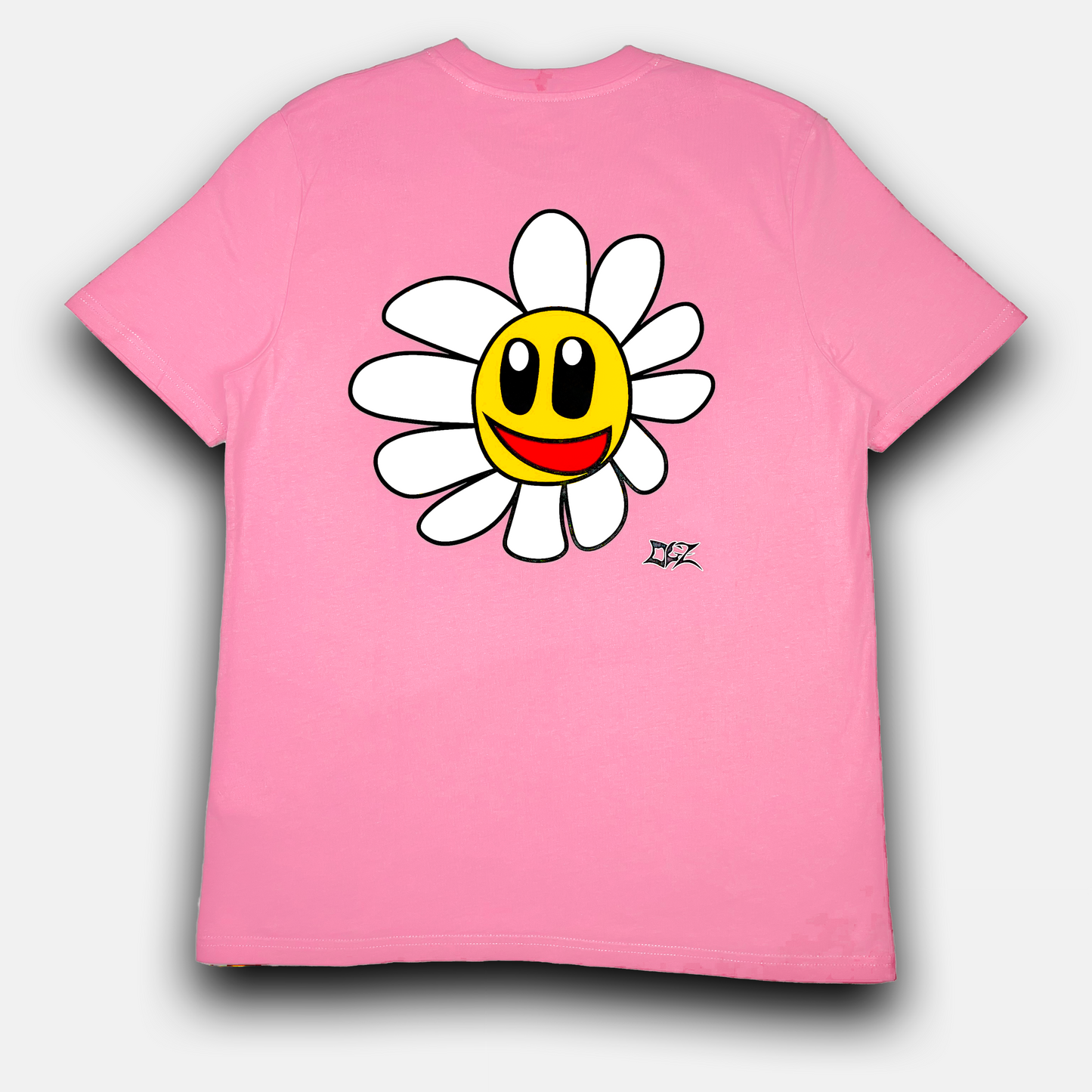 Daniel Flower Tee Pink pastelo